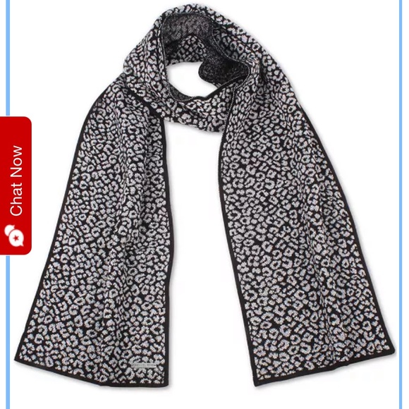 MICHAEL Michael Kors Metallic Leopard Muffle Scarf